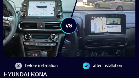 Màn hình DVD Android xe Hyundai Kona 2018 - nay | Gotech GT8 Max